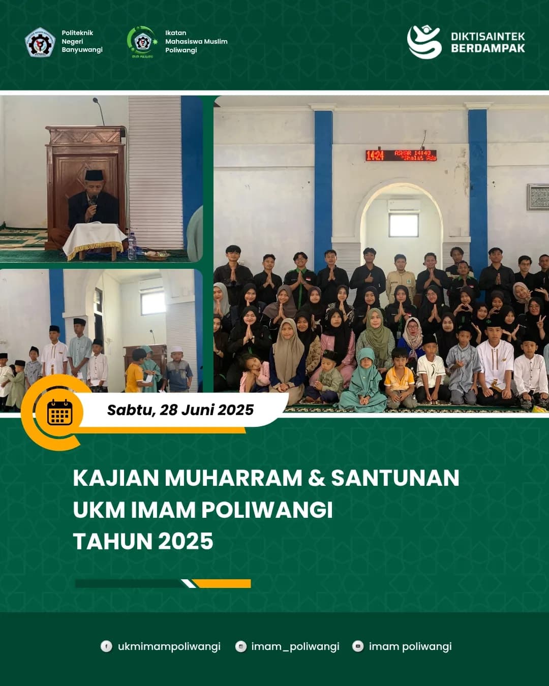 Kajian Muharram dan Santunan Anak Yatim